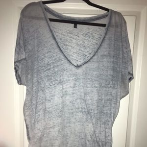 Blue Burnout Tee
